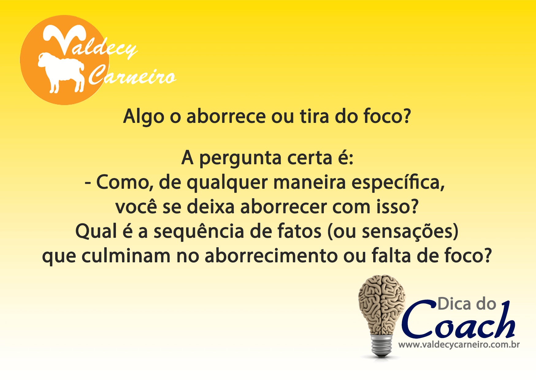 dica do coach